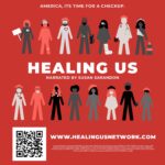 Healing US graphic poster.