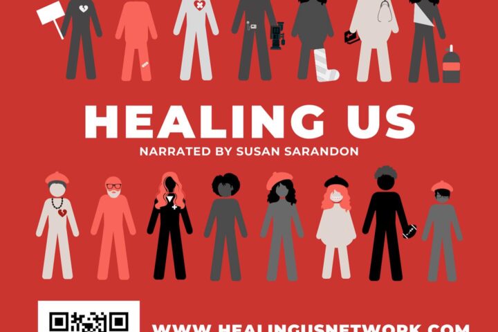 Healing US graphic poster.